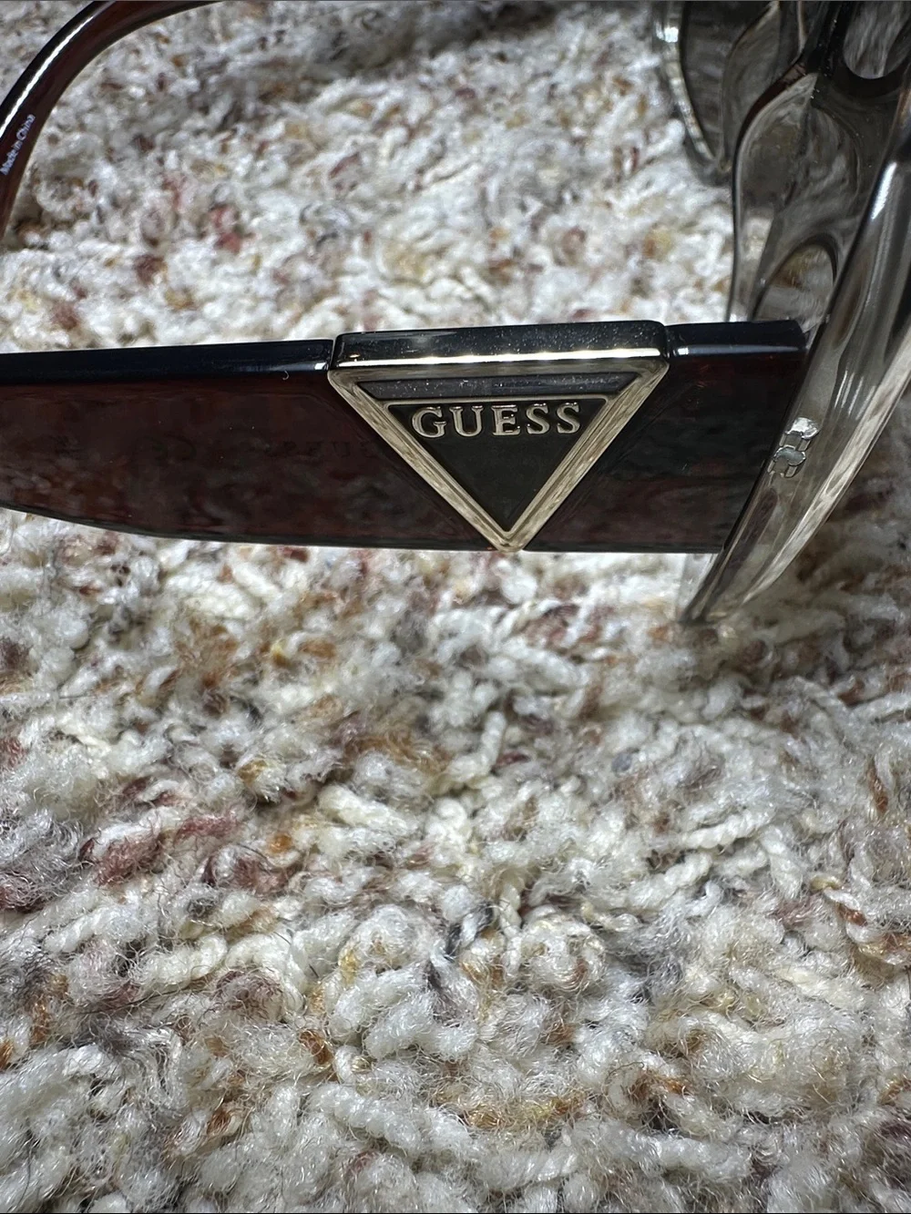 GUESS Oversized Square Sunglasses in Tortoiseshell Brown